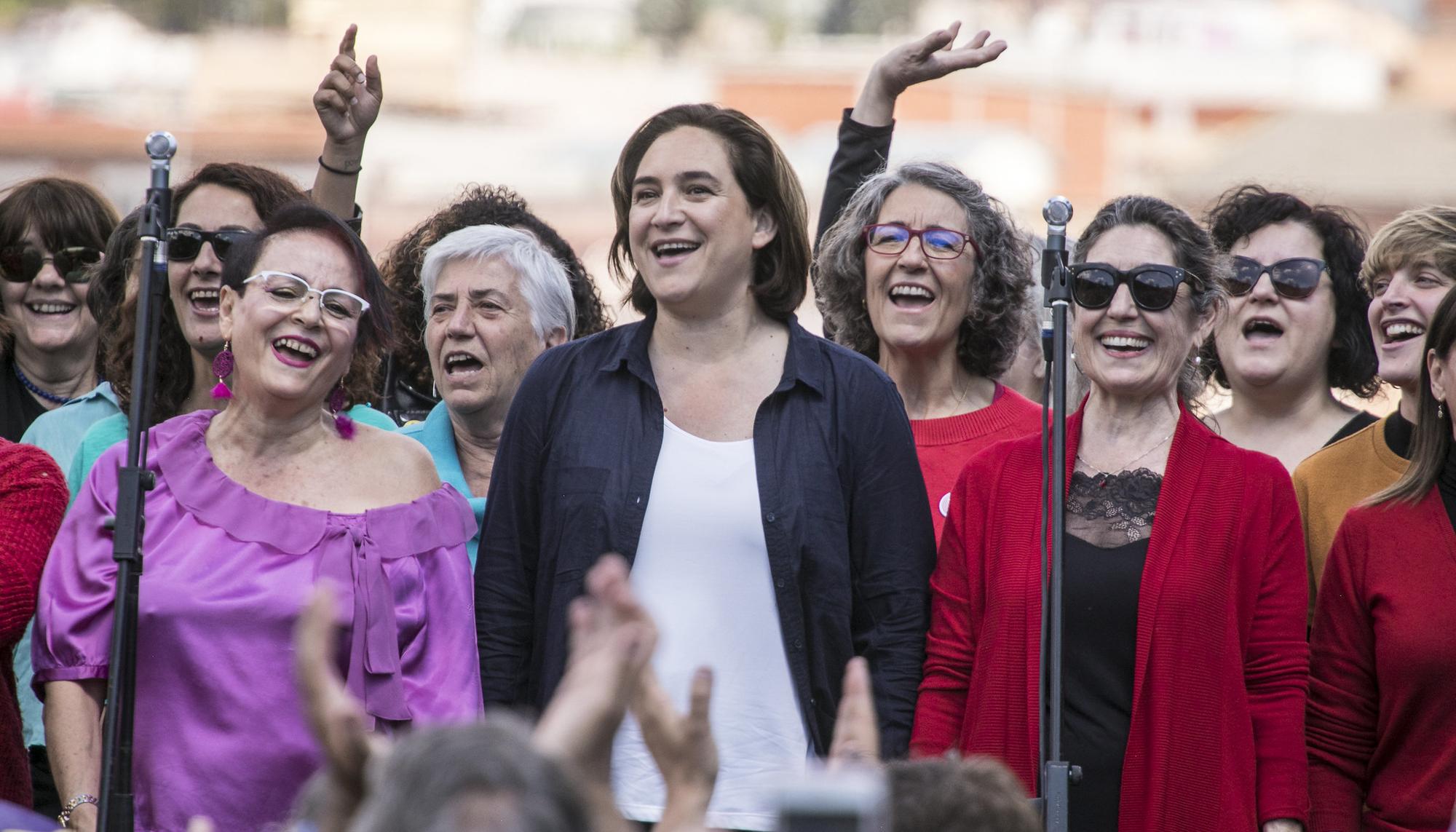 Acto de Barcelona En Comú Ada Colau